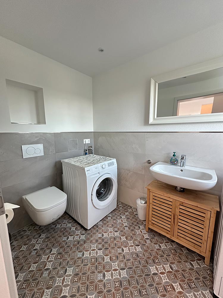 WC im EG Ferienwohnung Oberförstchen WC im EG Ferienwohnung Oberförstchen