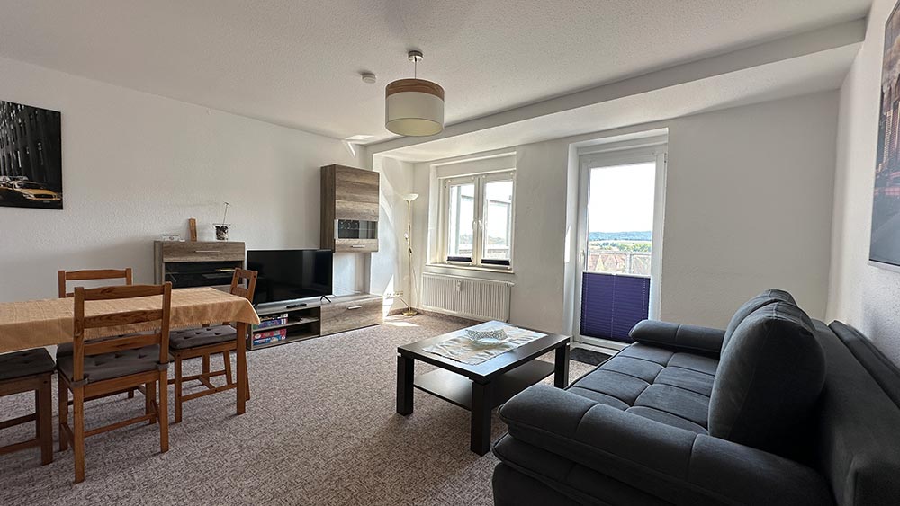 Wohnzimmer 1 Ferienwohnung Löbau
